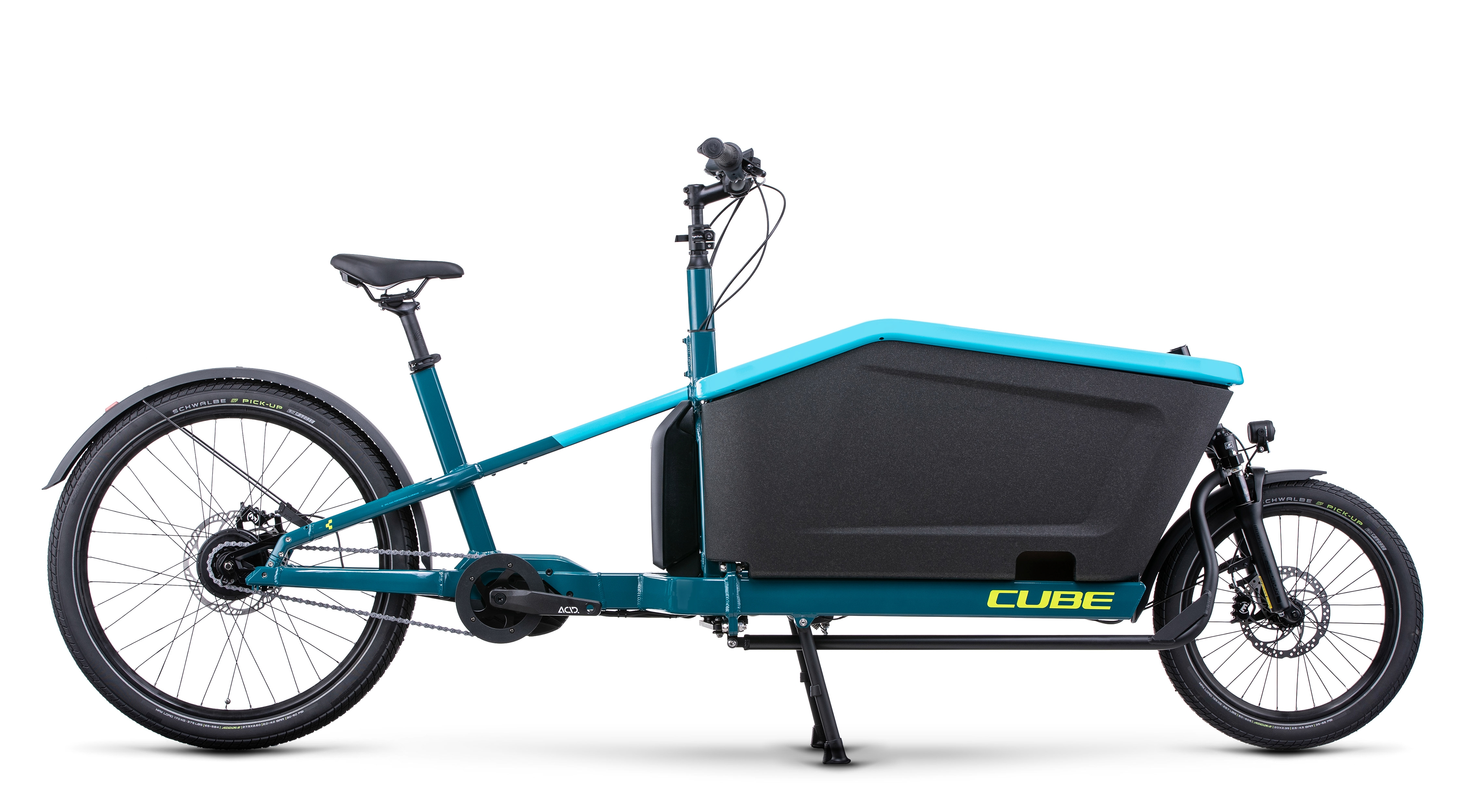 Cube Cargo Hybrid 500 - blue´n´lime 20" / 27.5": ONE SIZE