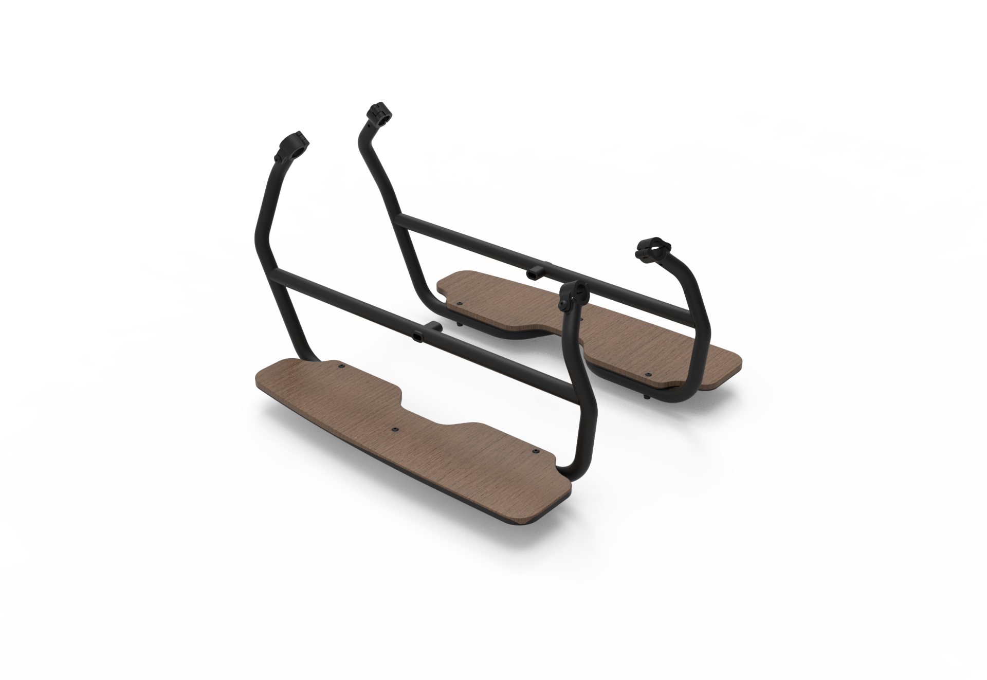 CUBE Trittbrett Set Longtail black