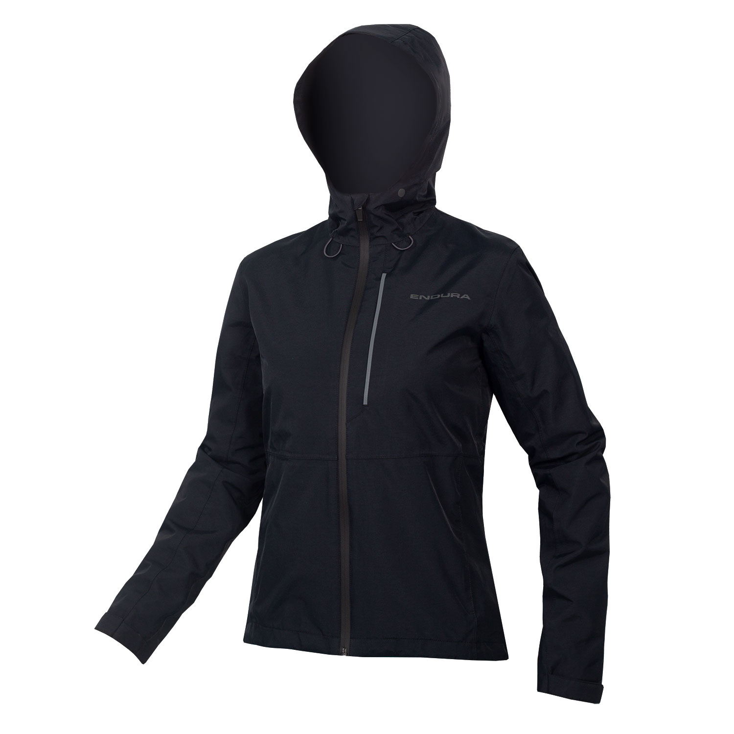 Damen Hummvee Wasserdichte Kapuzenjacke,Schwarz,M