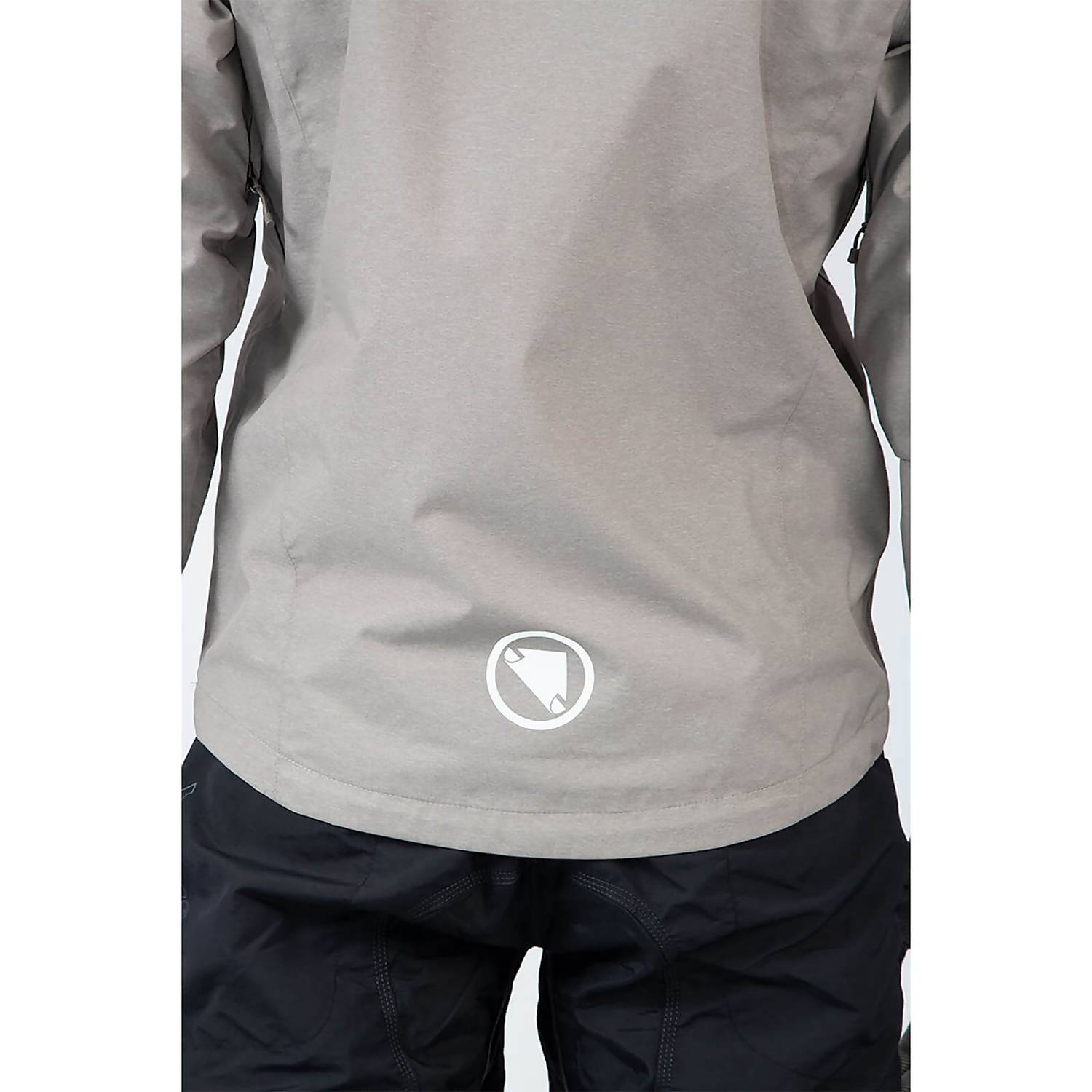 Hummvee Wasserdichte Kapuzenjacke: Schwarz - XL