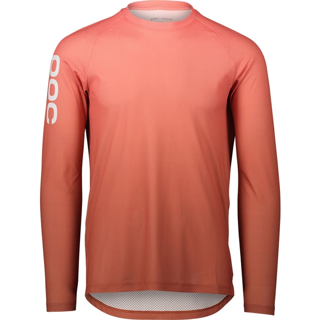 M's Essential MTB Lite LS Trikot M - gradient ammolite coral