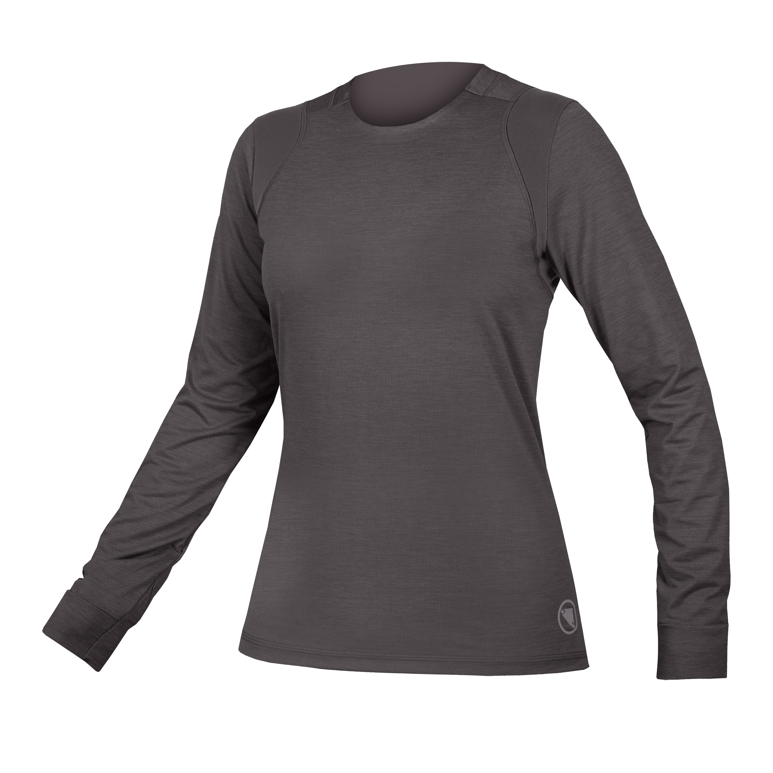 Damen SingleTrack Trikot (langarm): Mattgrau - XL