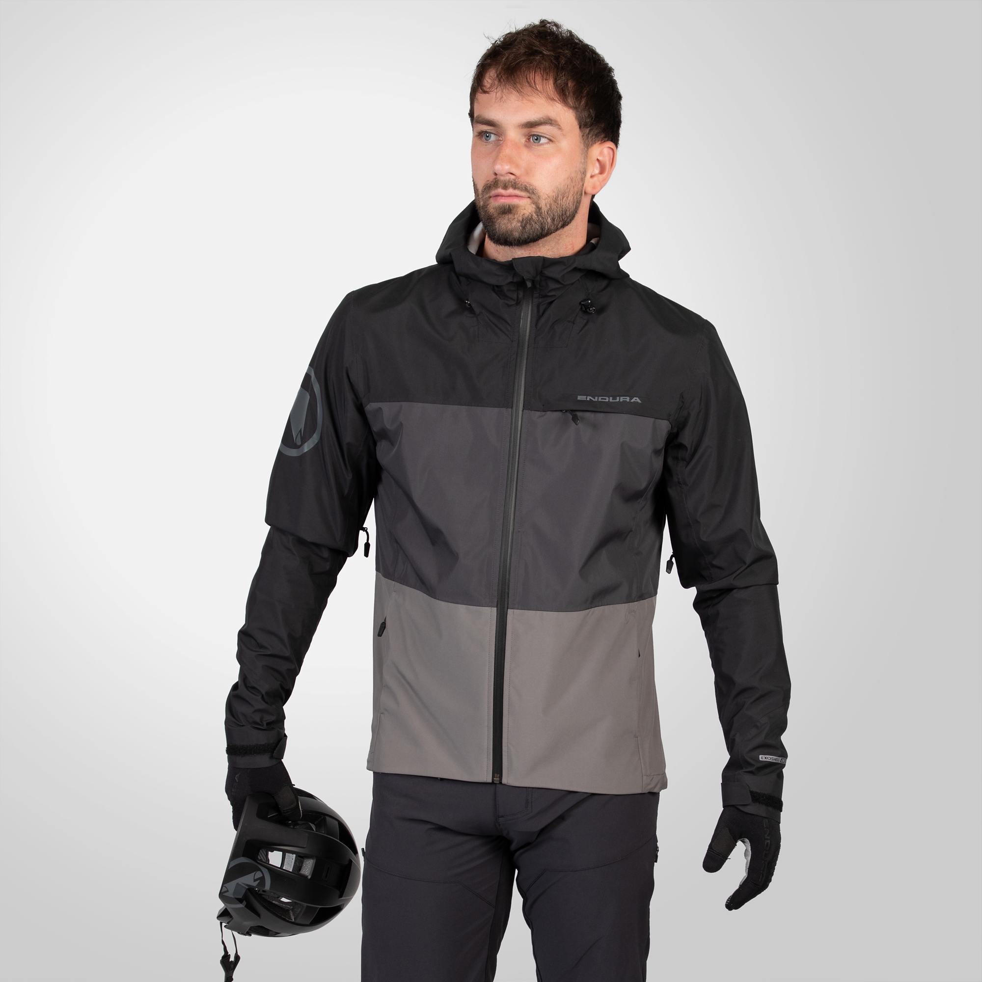 SingleTrack Jacke II: Mattschwarz - XL