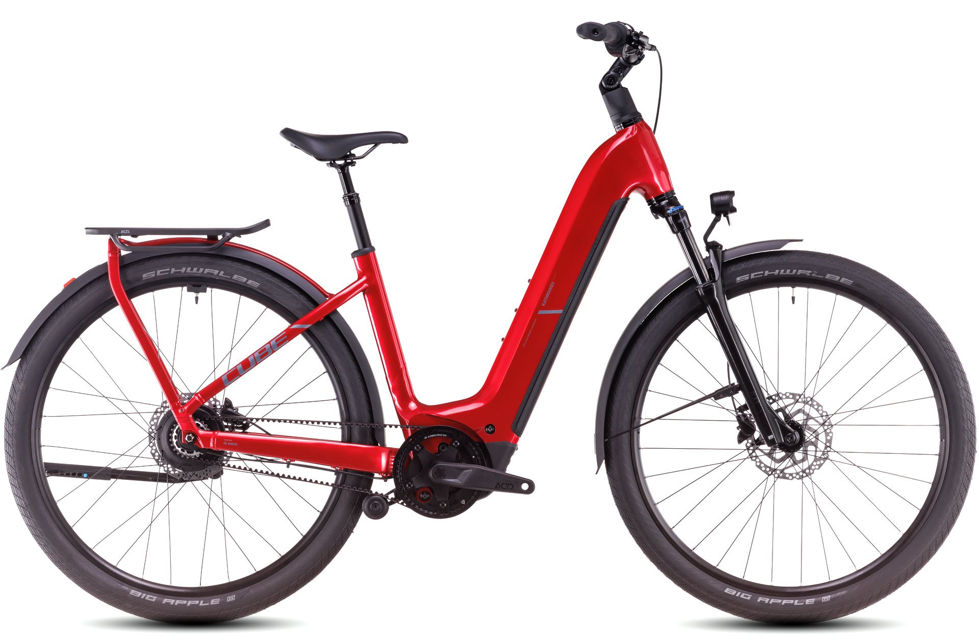 Cube Kathmandu Hybrid Comfort Pro 800 - electricred´n´red Easy Entry 54 cm