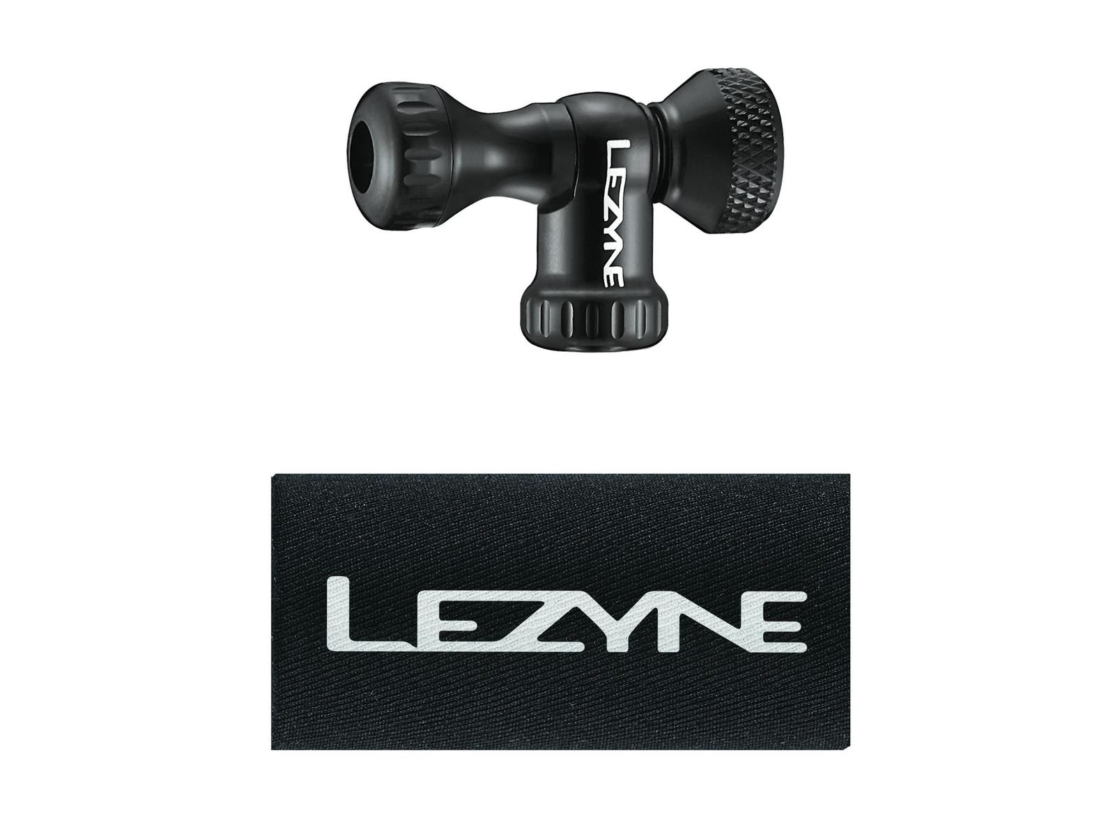 Lezyne CO2 Pumpenkopf Control Drive - CNC;schwarz-glänzend;