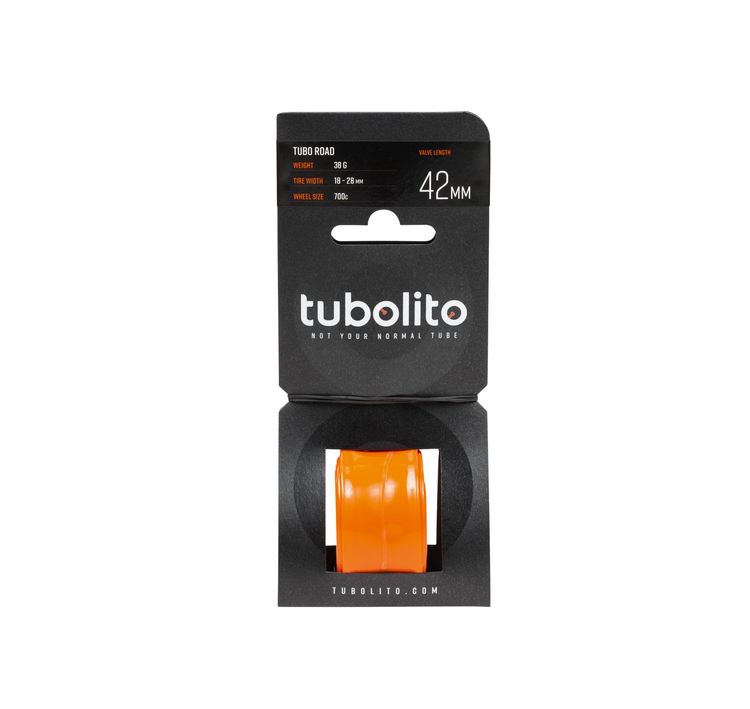 Tubolito Tubo-ROAD-700C-SV42  -  Reifengröße: - 700C;Gewicht: 38g;Reifenbreite: 18-28mm;SV-Ventil: 42 mm;empf. VK: 29,90 €